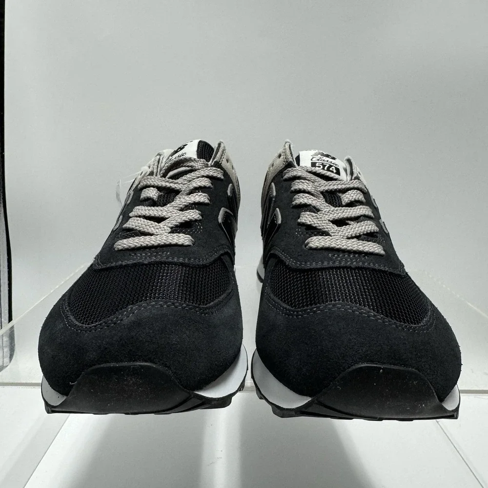 New Balance 574 Core WL574EVB Black Men's Size 9 / Women's 10.5 Wide Brand New